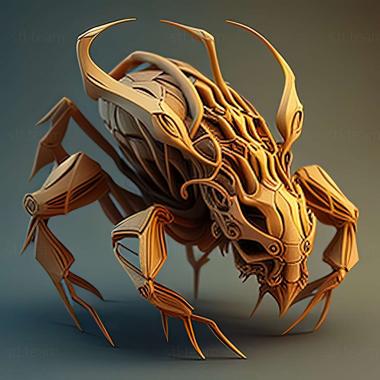 3D model Ixodes festai (STL)